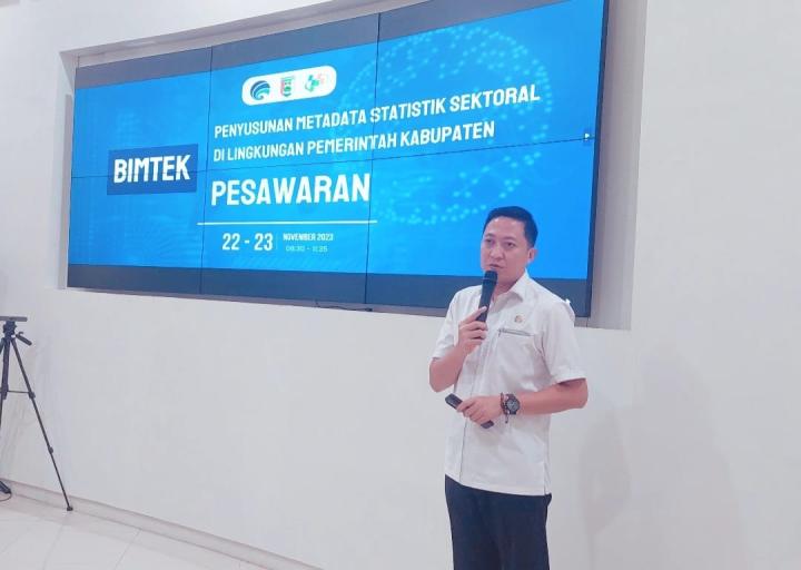  Tingkatkan Kualitas Data Statistik Sektoral, Diskominfotiksan dengan BPS Pesawaran Gelar Bimtek
